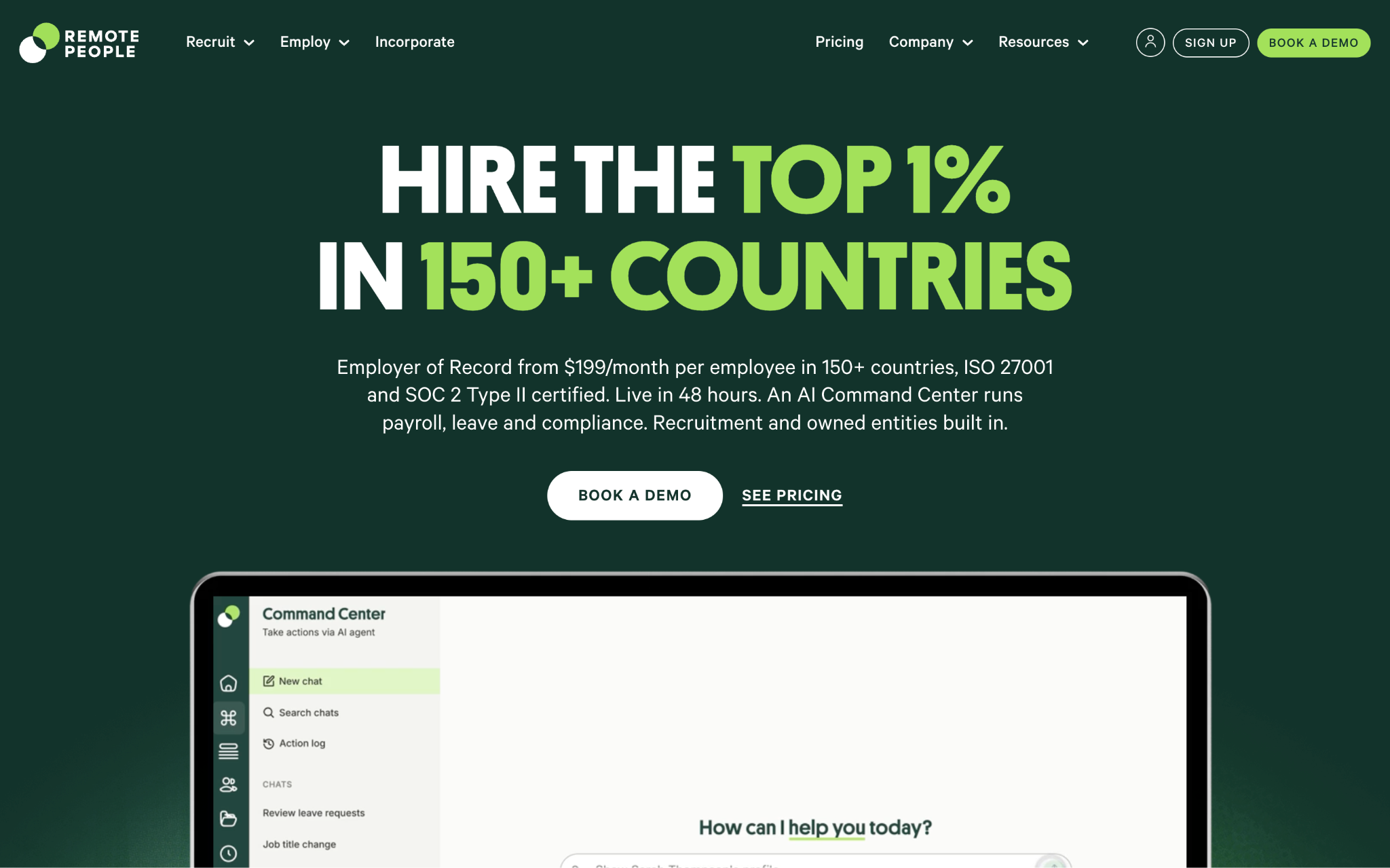 RemotePeople website screenshot supplied with the review
