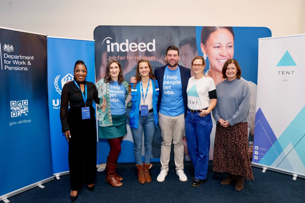 Indeed partners with Tent UK, UNHCR and DWP for Refugee Job Fair