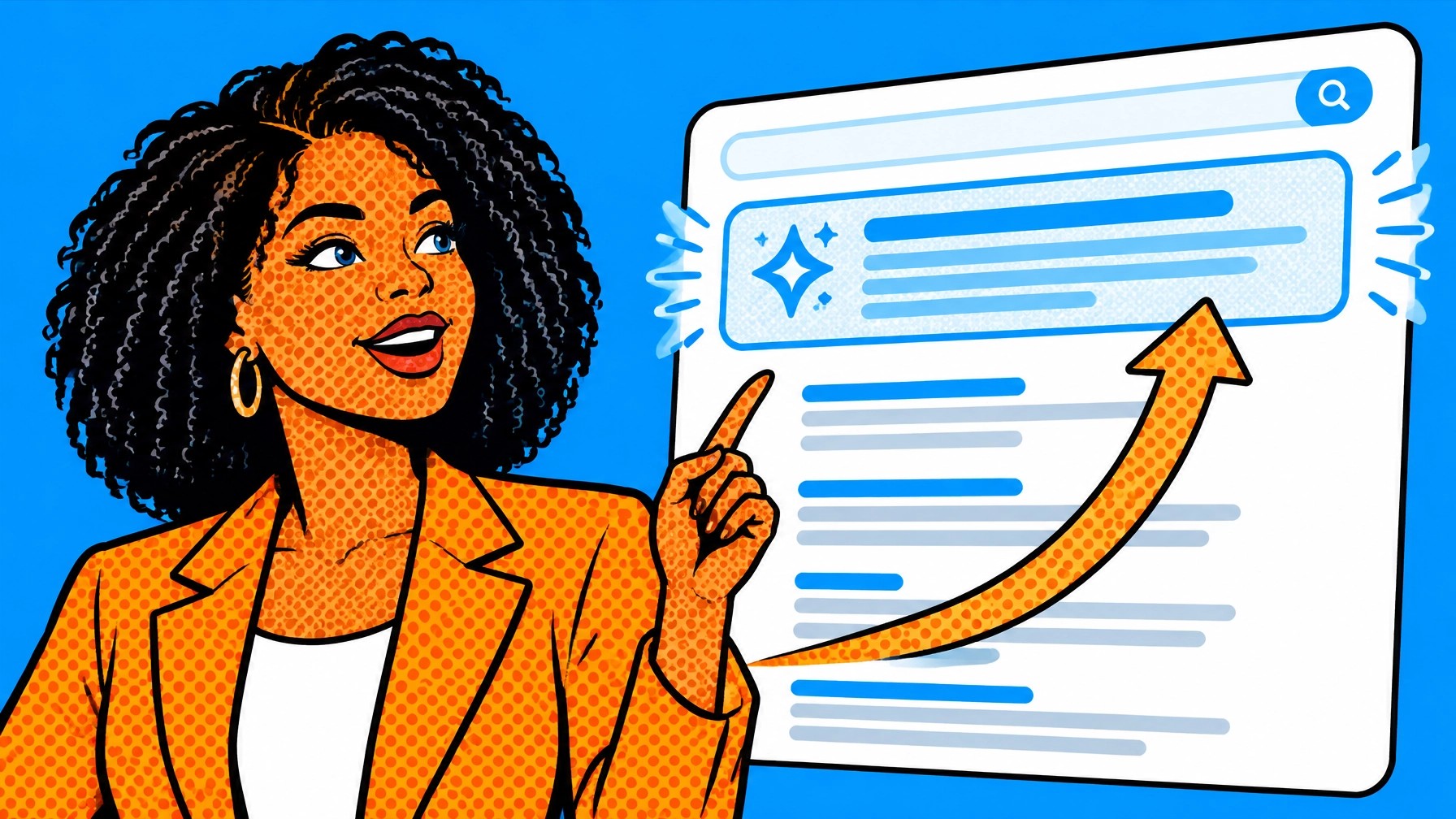 Supplied Social Hire illustration of improved visibility in AI search answers