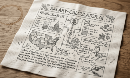 A Step-by-Step Guide to Calculate Net Salary After US Tax