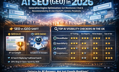 How to do AI SEO (GEO) in 2026? Compare Popular AI Visibility Checker in UK