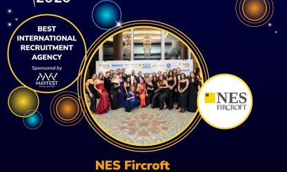NES Fircroft celebrates winning Best International Recruitment Agency at the Recruiter Awards 2026
