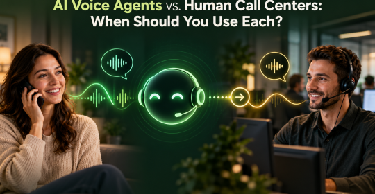 When to Use AI Voice Agents for Customer Service Instead of Human Call Centers When to Use AI Voice Agents for Customer Service Instead of Human Call Centers