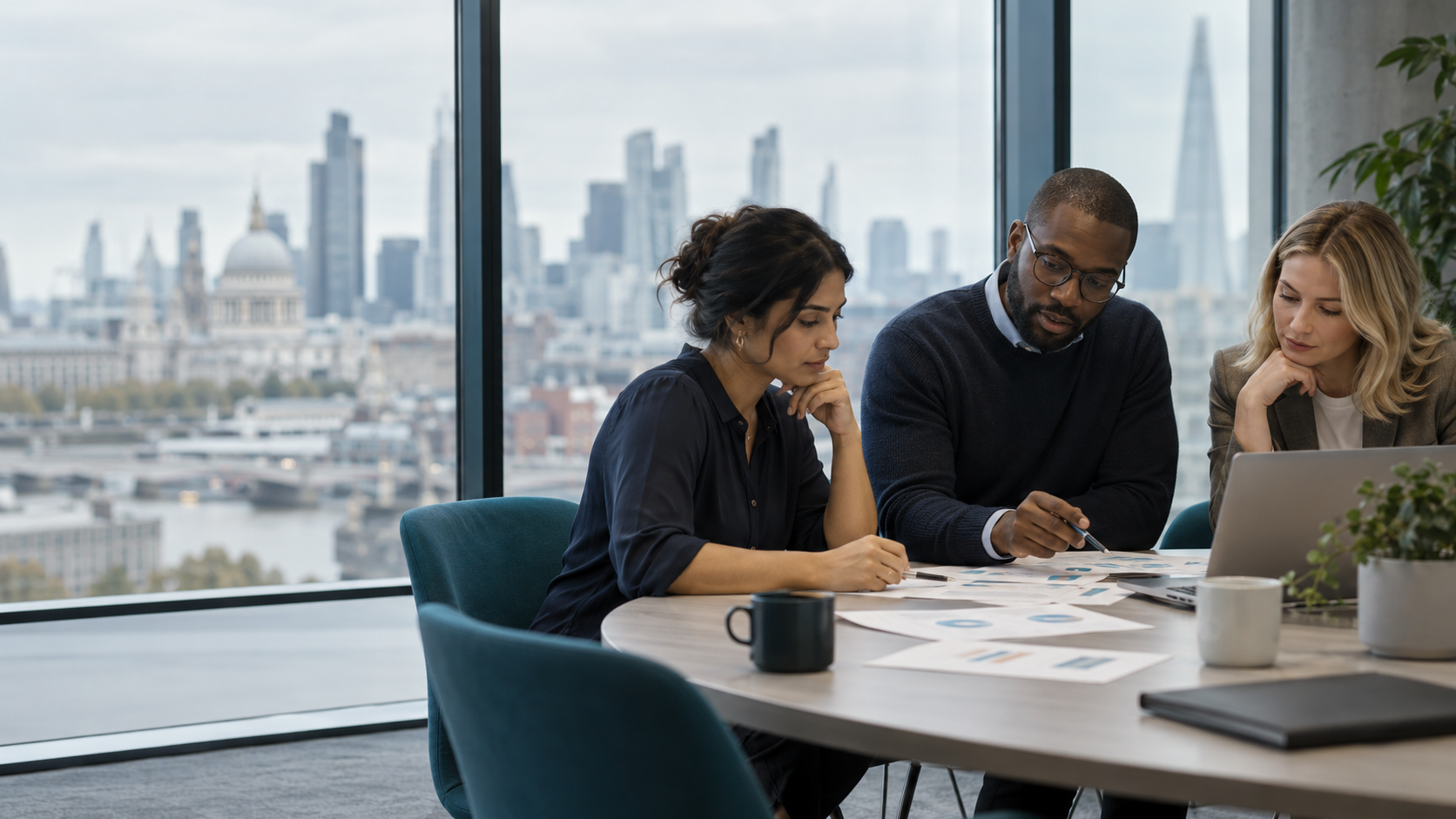 Talent acquisition professionals reviewing salary and reward data